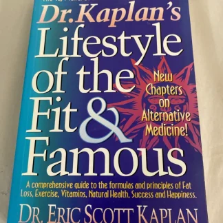 Signed Dr. Kaplan's Lifestyle of the Fit & Famous 1998 1st Trade Paperback