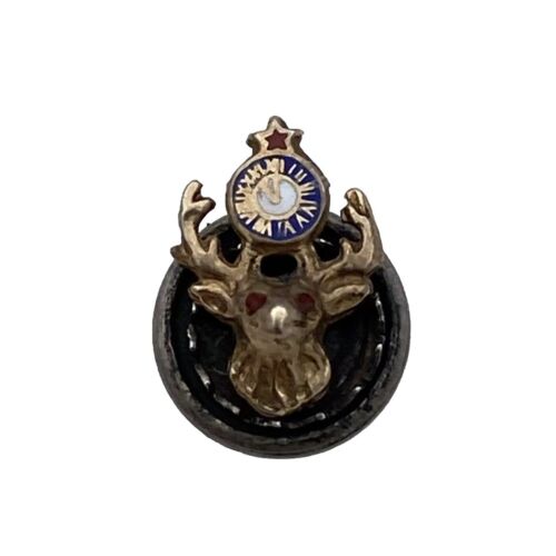 Beautiful 14k Yellow Gold Elks Lodge BPOE Elk Pin - Image 2