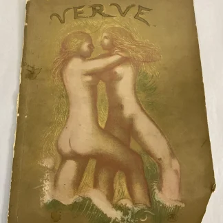 Aristide Maillol Two Nymphs Verve 1939 Front Cover Lithograph Printed Wraps