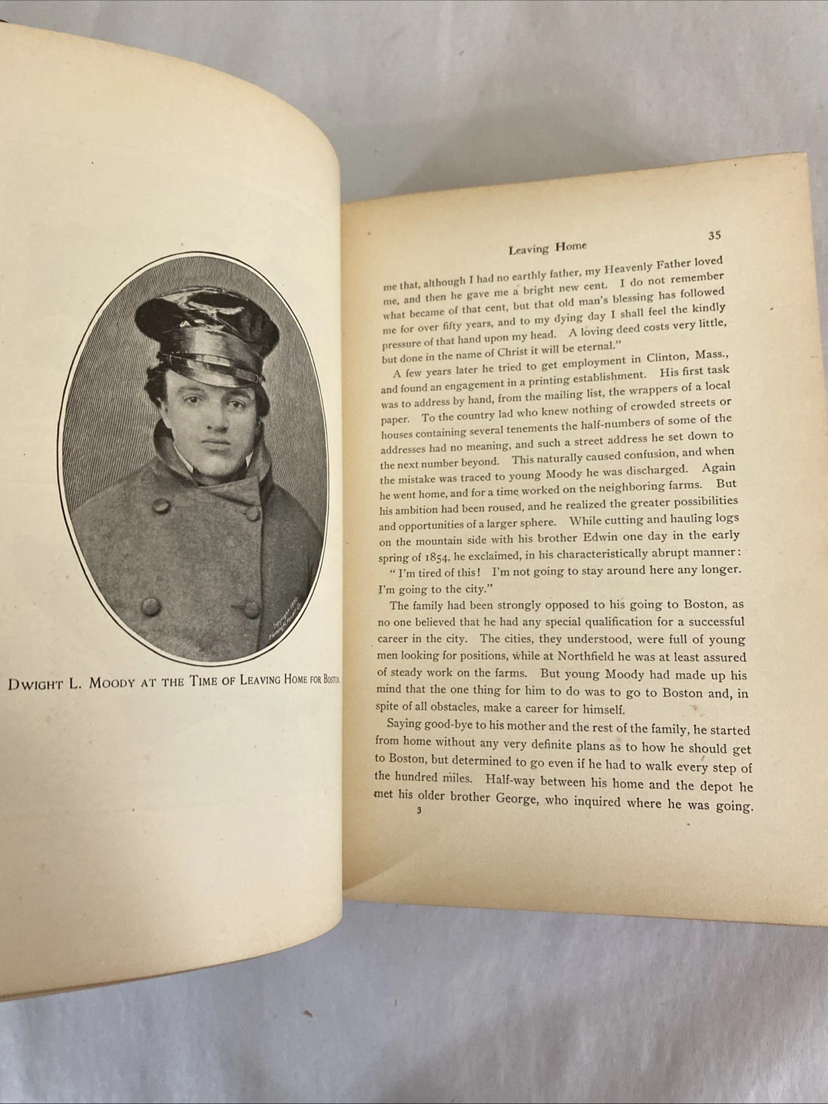 1900 Life of Dwight L Moody by His Son 1st Authorized Illustrated Revell HC Biog - Image 10