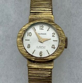 Women's Waltham Watch with Kolmar & Jourdan Gold-Plated Band