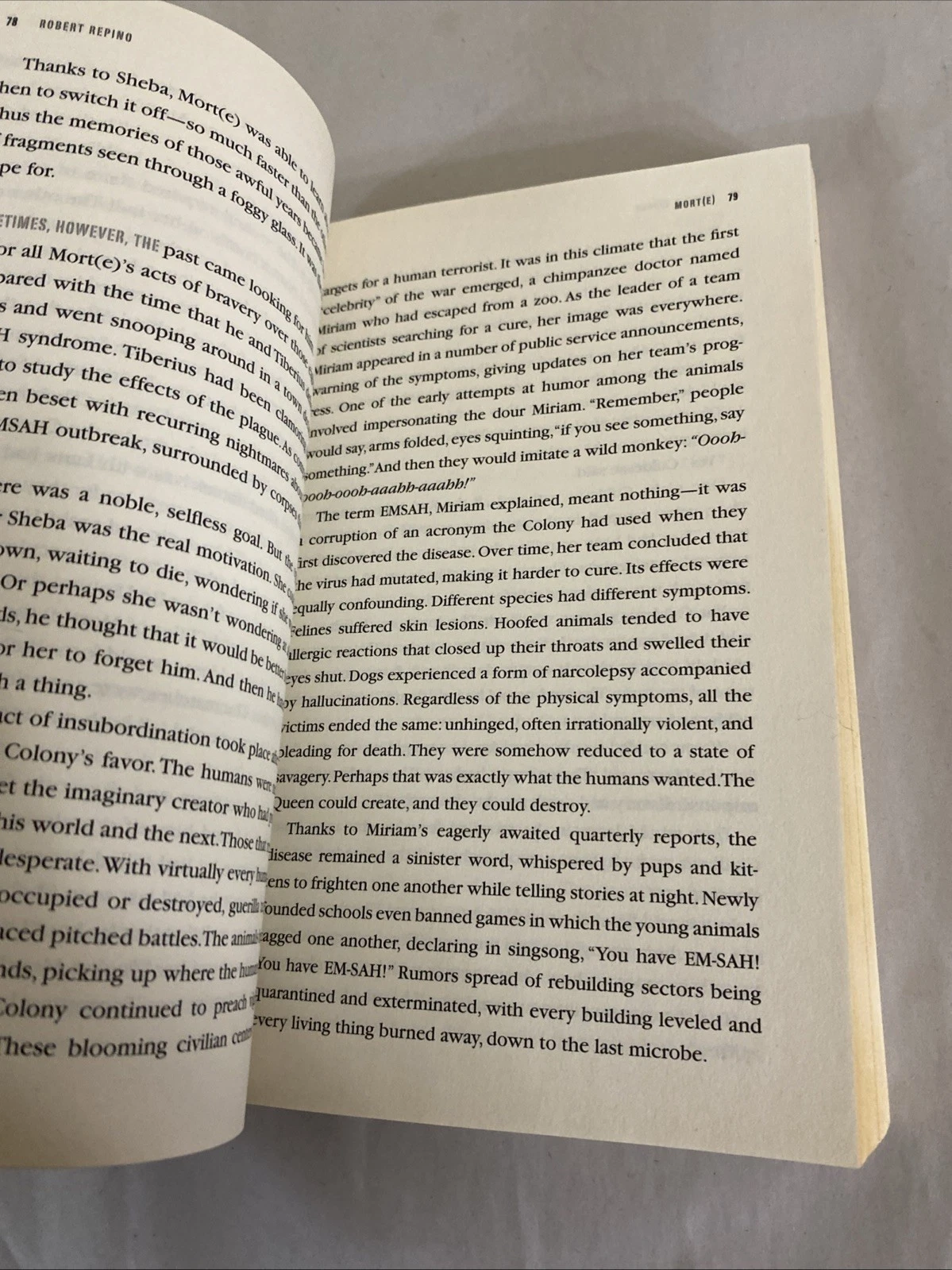 Mort(e) Robert Repino Adv Uncopyedited ProofARC Galley Paperback 2015 Soho Press - Image 4