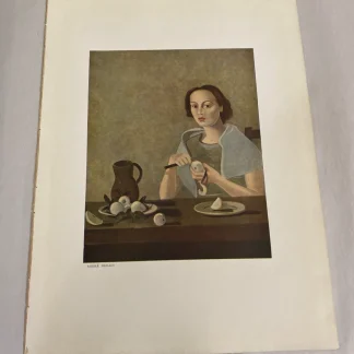 André Derain color plate + Mathew Brady essay Verve 1939 photogravure leaf Paris