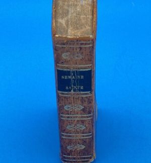 1770 Semaine Sainte Missal – Latin Poitiers Liturgy, Leather, Royal Privilege