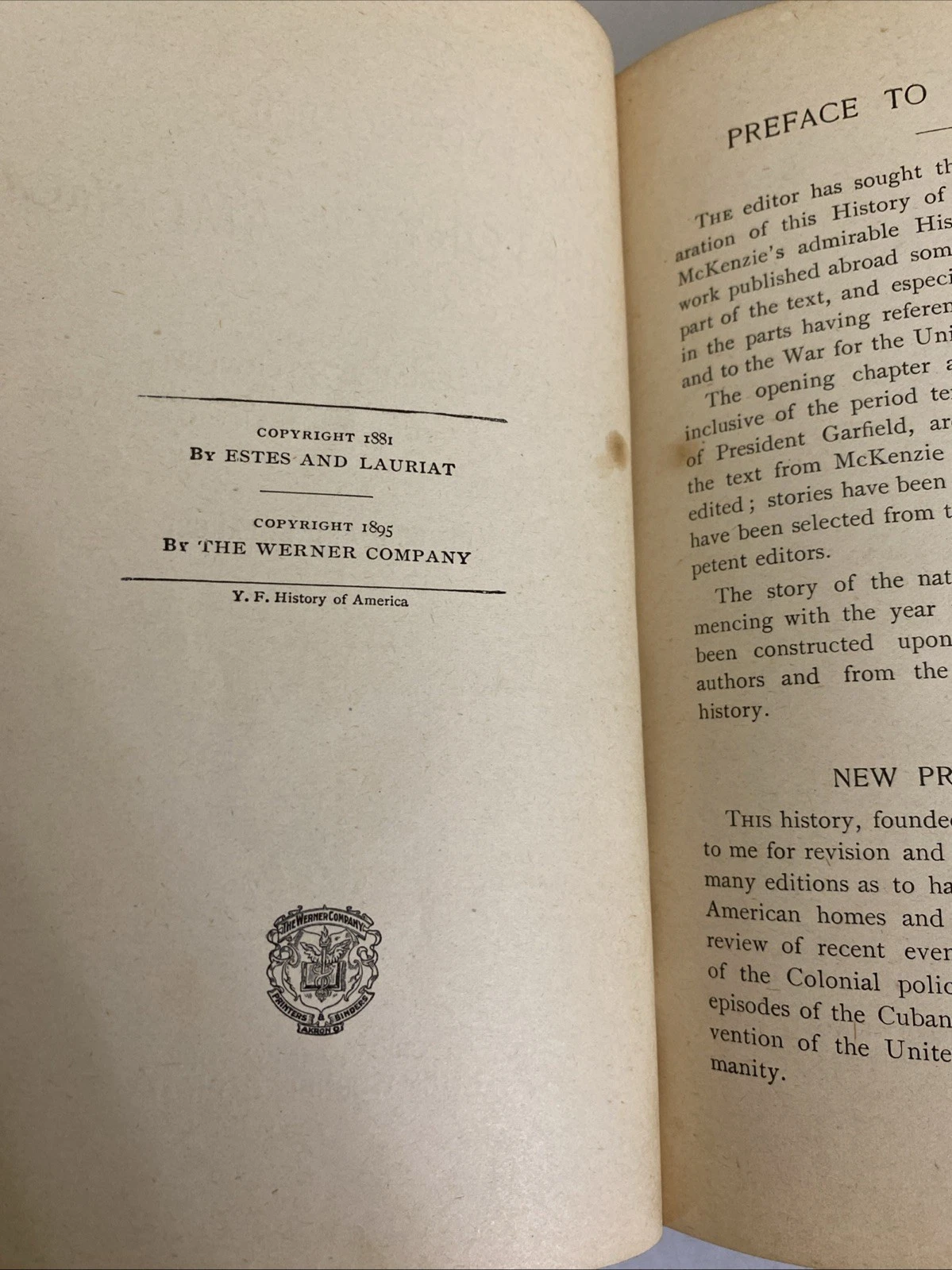 Young Folks' History of America Rev & Enlarged by Butterworth c.1900 HC - Image 5