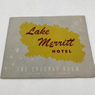 Vintage Photo In Folder Lake Merit Hotel The Cascade Room 1945 WWII Navy Sailor