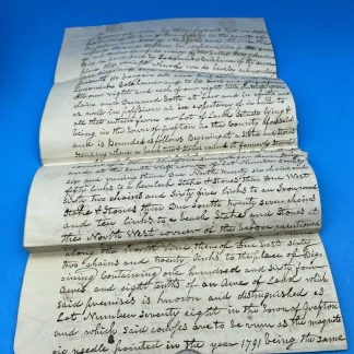 1848 Dutchess County NY Quitclaim Land Deed Stephen Christina Lodowick Colehamer