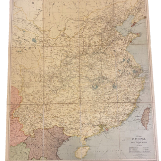A Map of China Prepared for the China Inland Mission - Edward Stanford , 1911