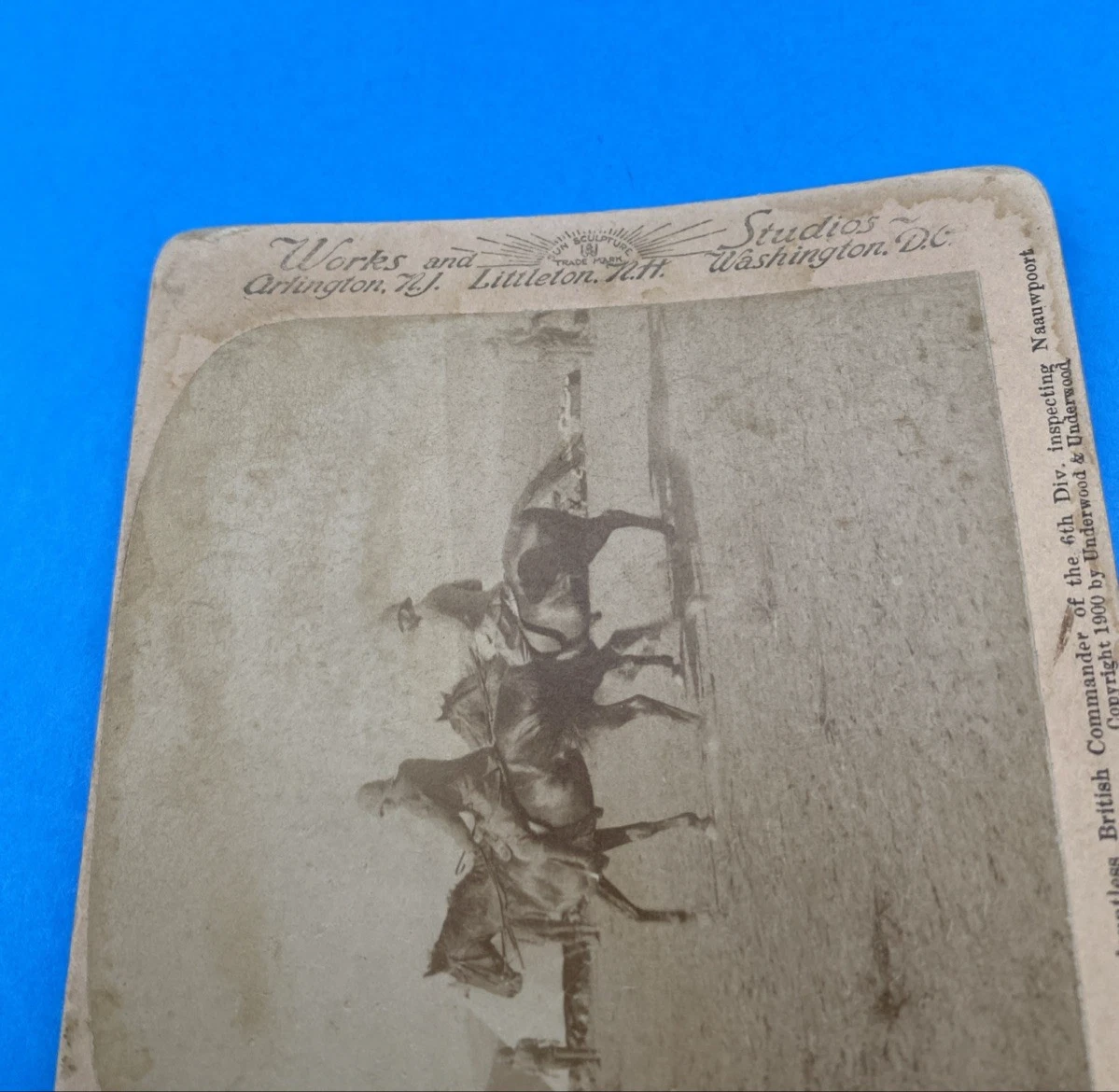 1900 Boer War Stereoview Gen Kelly-Kenny Inspecting Naauwpoort Camp South Africa - Image 4