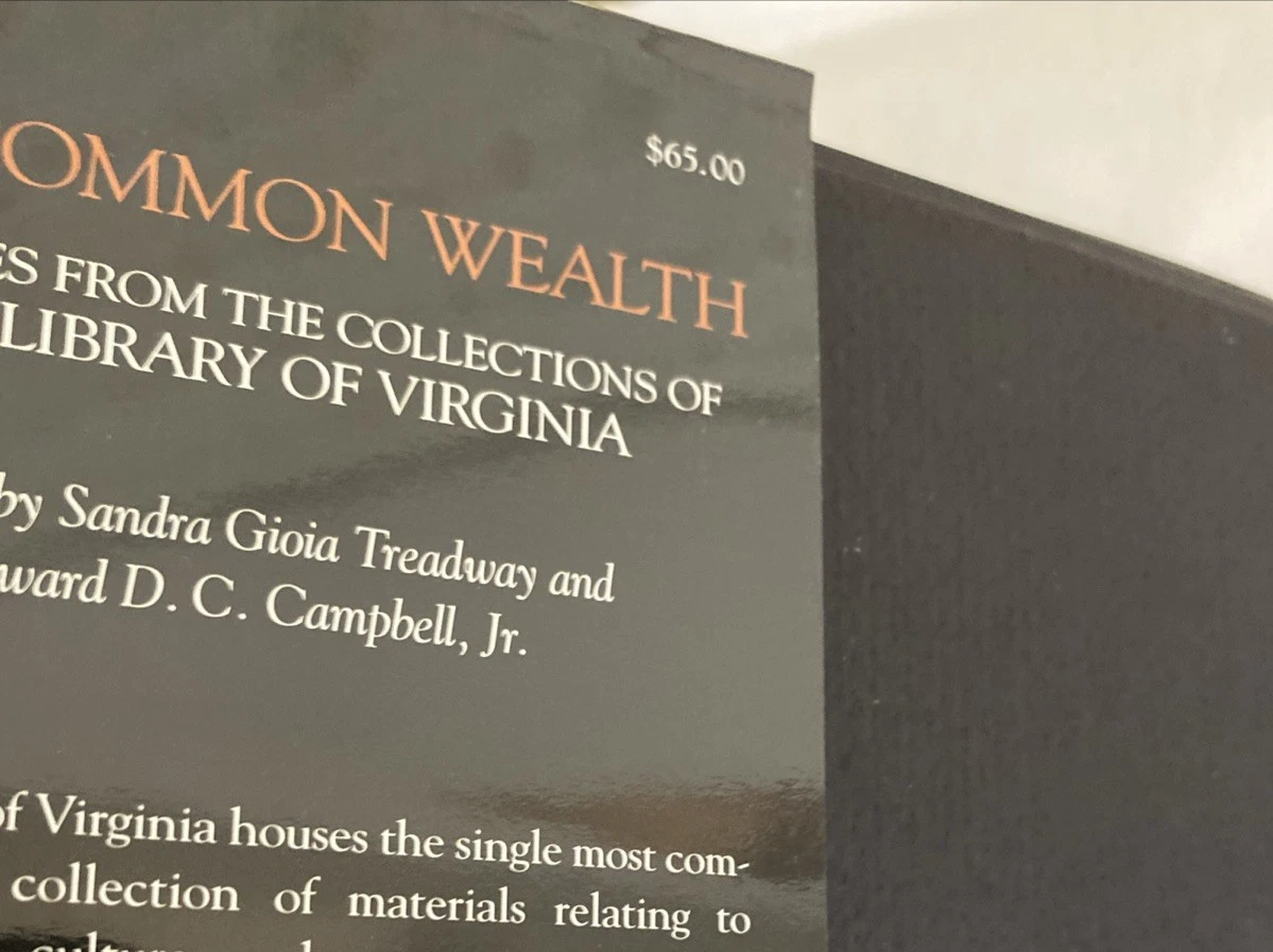 The Common Wealth: Library of Virginia Treasures 1997 HC/DJ Signed Judith Godwin - Image 2