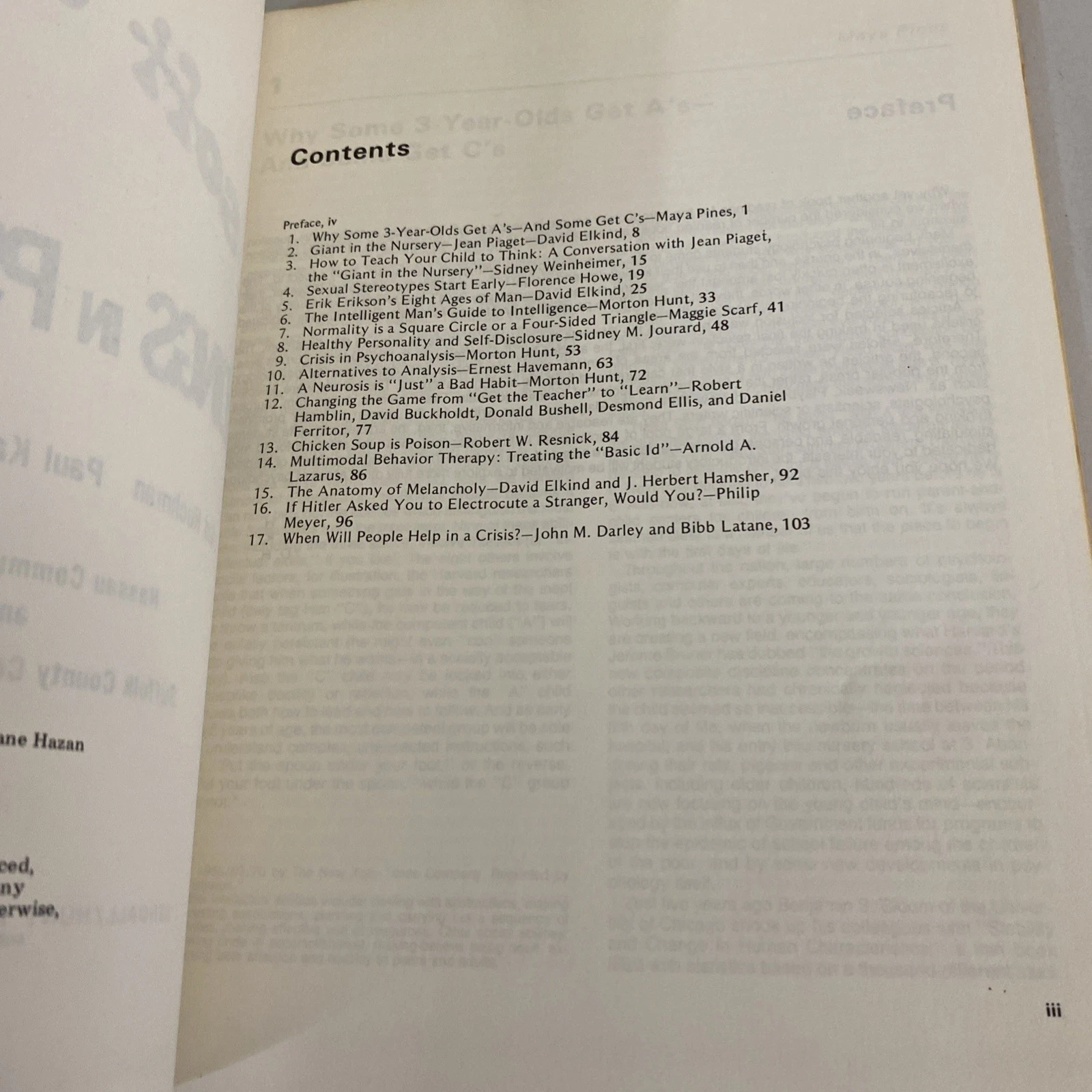 1974 Readings in Psychology Soft Approach Nassau Suffolk Community College - Image 4