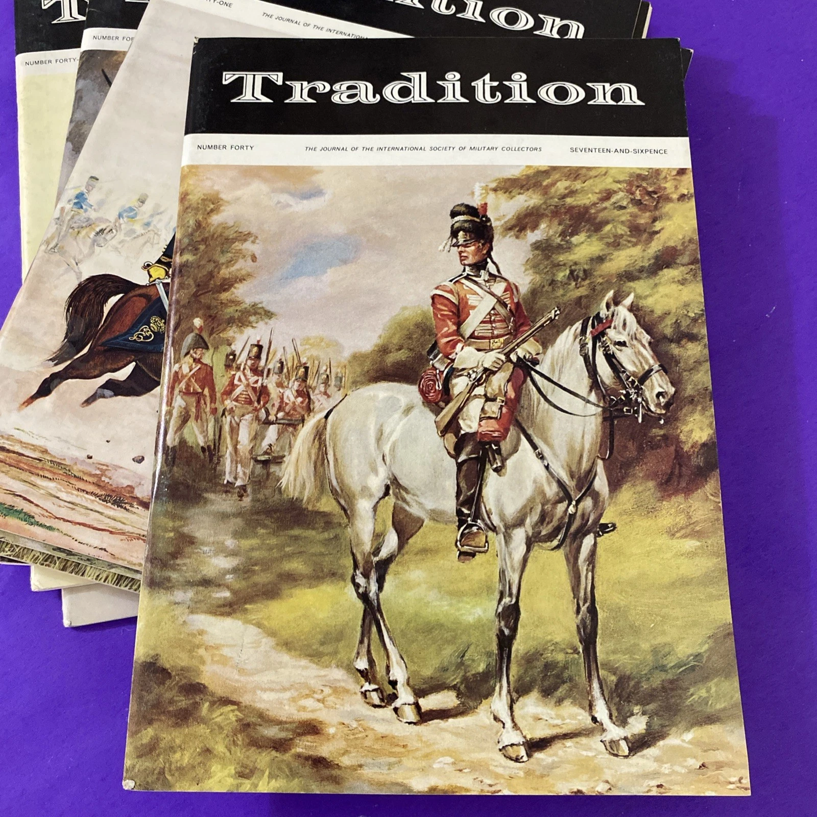 Tradition Magazine #40-49 Military Uniforms Wargaming 9 Issue Lot Missing No. 46 - Image 2