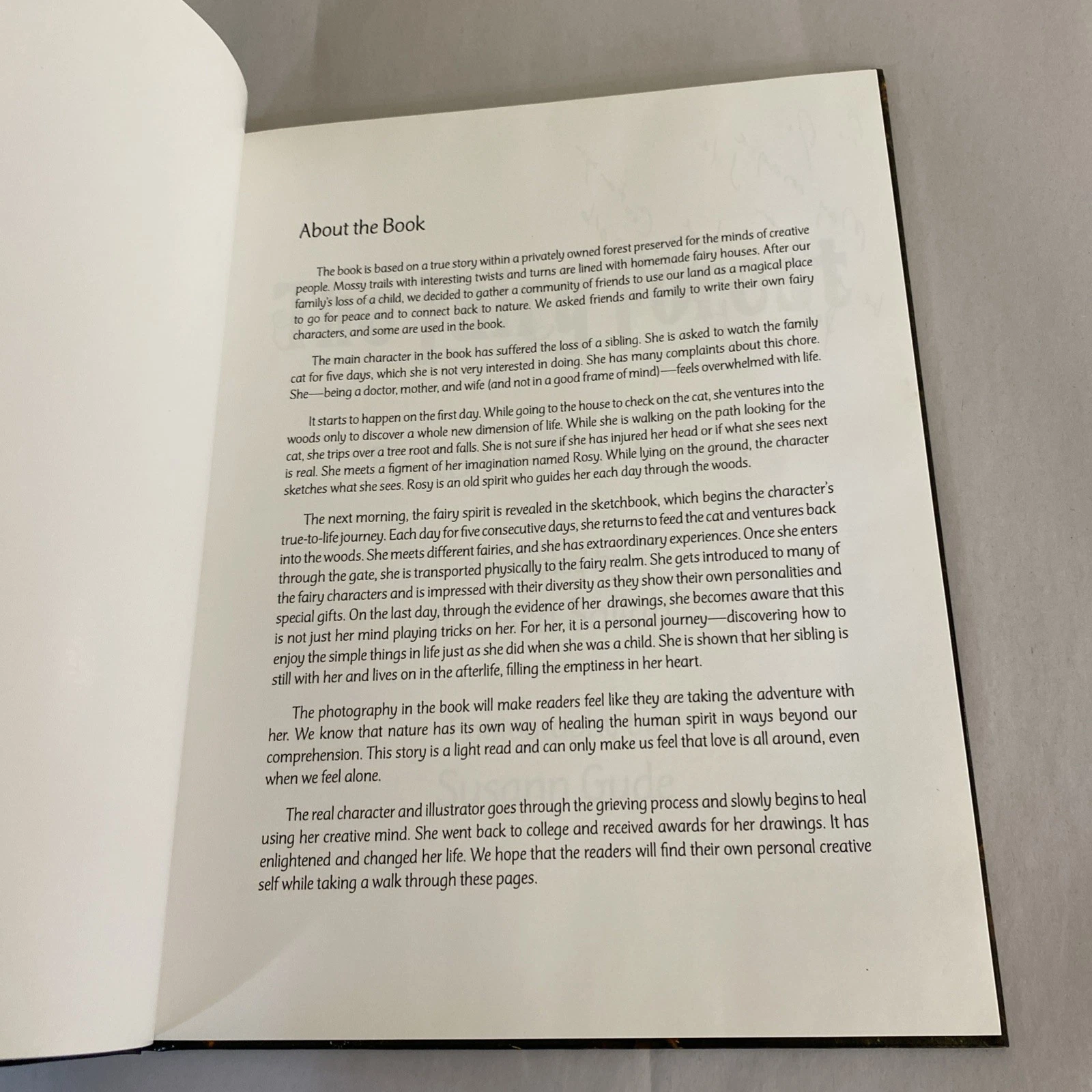 The Fairy Forest: a true story - Inscribed By Barbara Costanza - Hardcover - Image 3