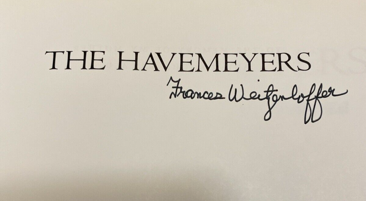 The Havemeyers Signed By Frances Weitzenhoffer Hardcover Book - Image 3