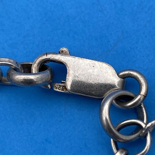 Vintage Silver bracelet with real freshwater pearl 12.8 Grams - Image 4