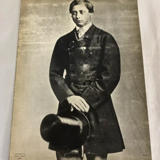 Edward VII by Brady + Album D. O. Hill Verve 1939 photogravure bifolium