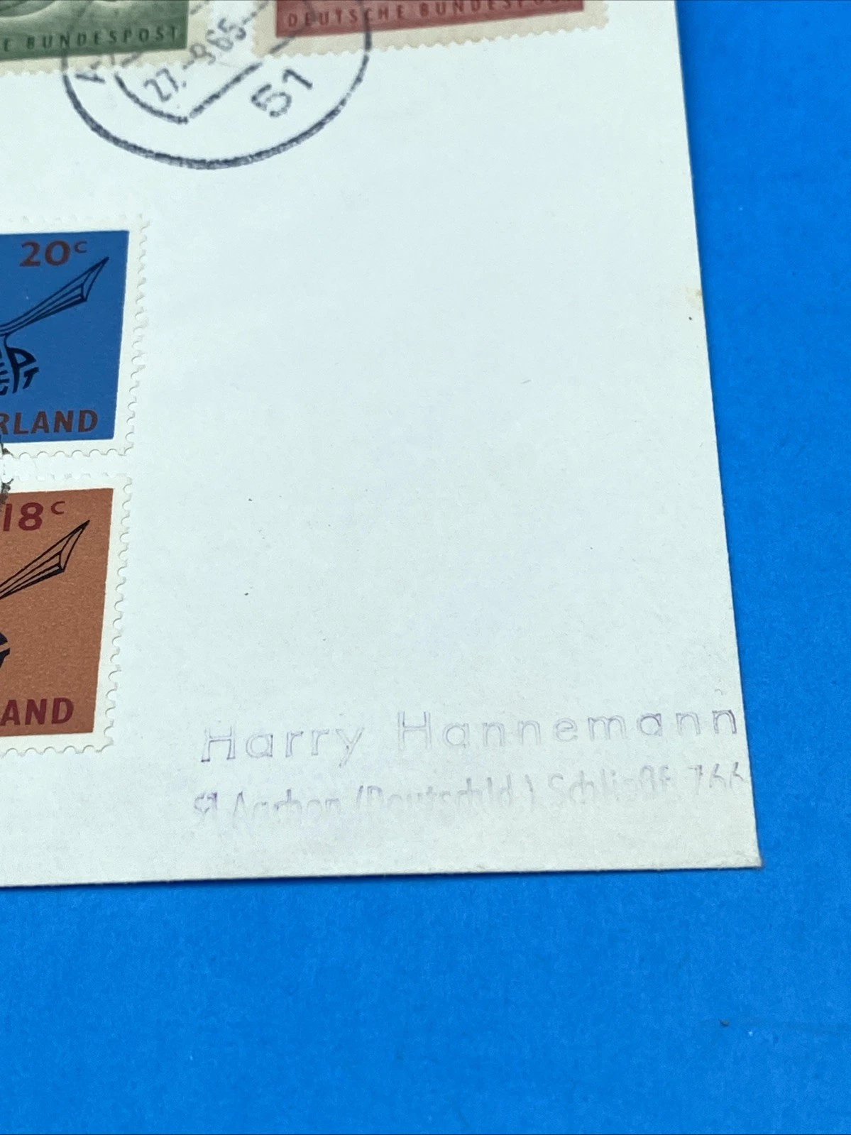 SWITZERLAND, R-cover 1964 set Pro Juventute flowers, margins with names ao rose - Image 2