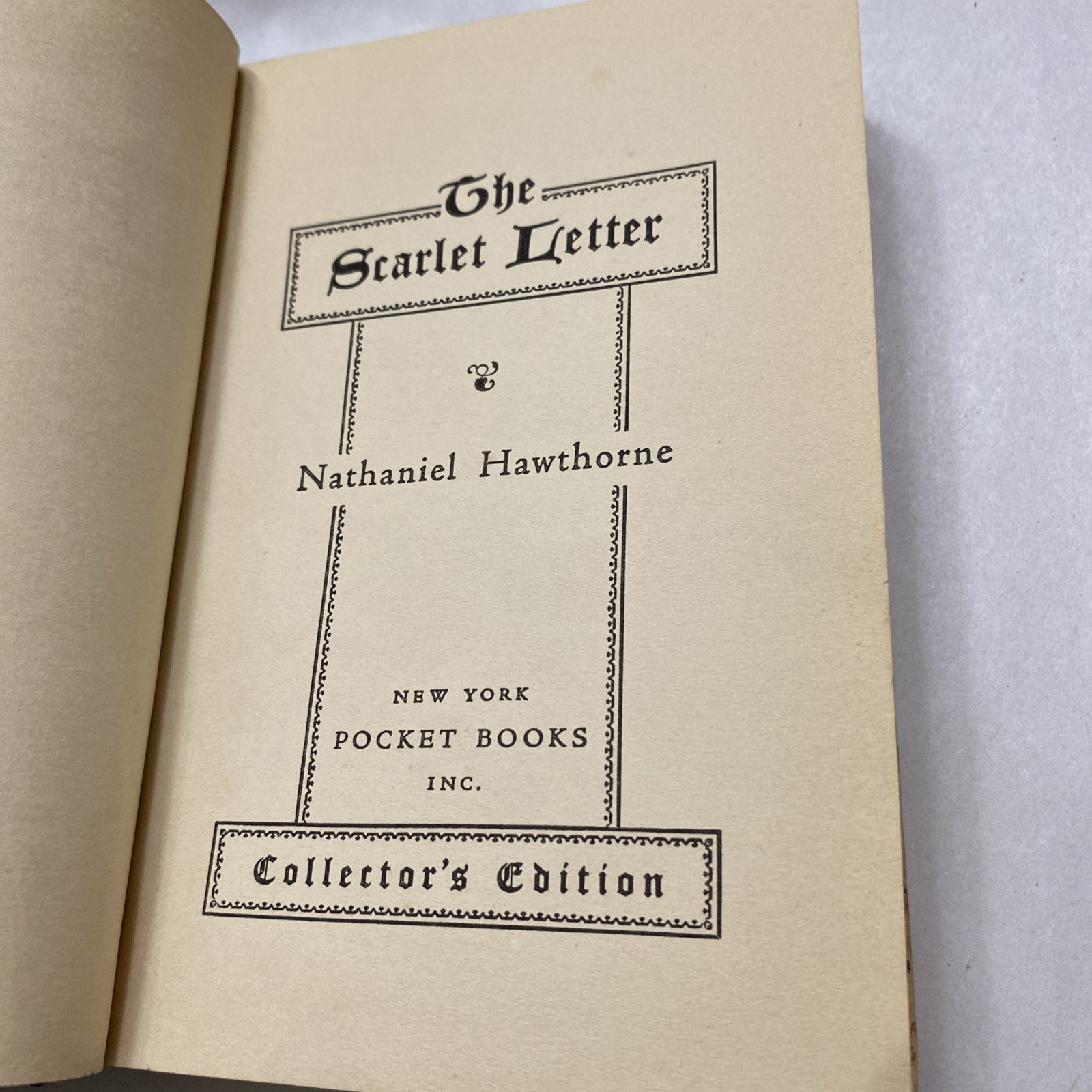 The Scarlet Letter by Nathaniel Hawthorne Collector's Edition Pocket Book - Image 10