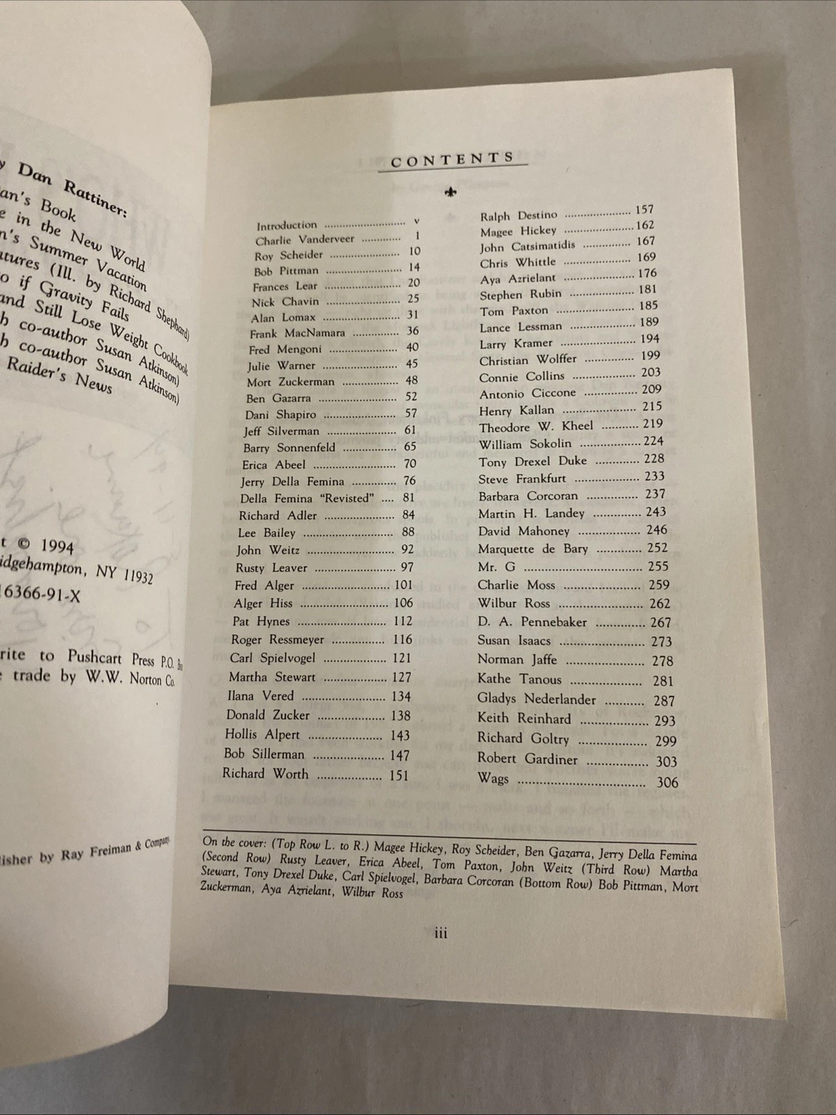 SIGNED/INSCRIBED Who's Here: Heart of the Hamptons Rattiner 1994 Plimpton PB NYS - Image 6