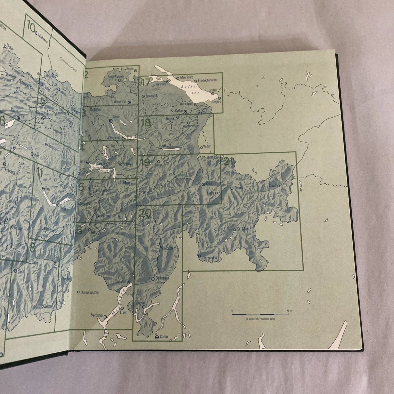 Découverte de la Suisse Vol 11 1983 Christian Lohner Thun Brienz Oberland w/ Map - Image 3