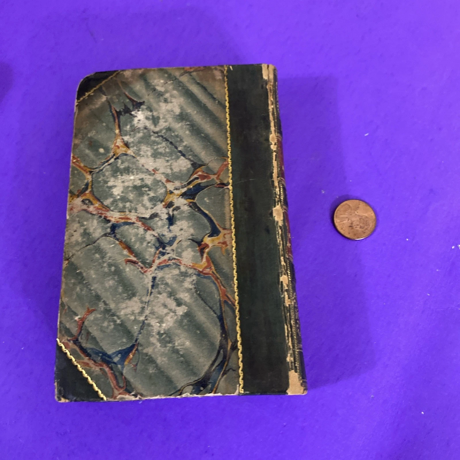 1826 Percy Anecdotes Vol II Eloquence Patriotism Erskine Leather Book - Image 11