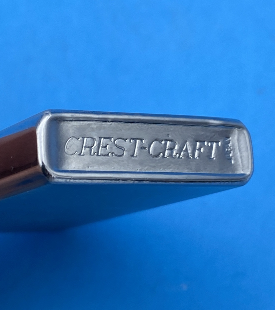 Vintage US Government Seal Golden Crest Craft Lighter (Untested) - Image 8