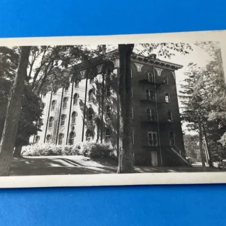 1947 Wilbraham Academy Rich Hall RPPC ANSCO Real Photo Postcard Massachusetts MA