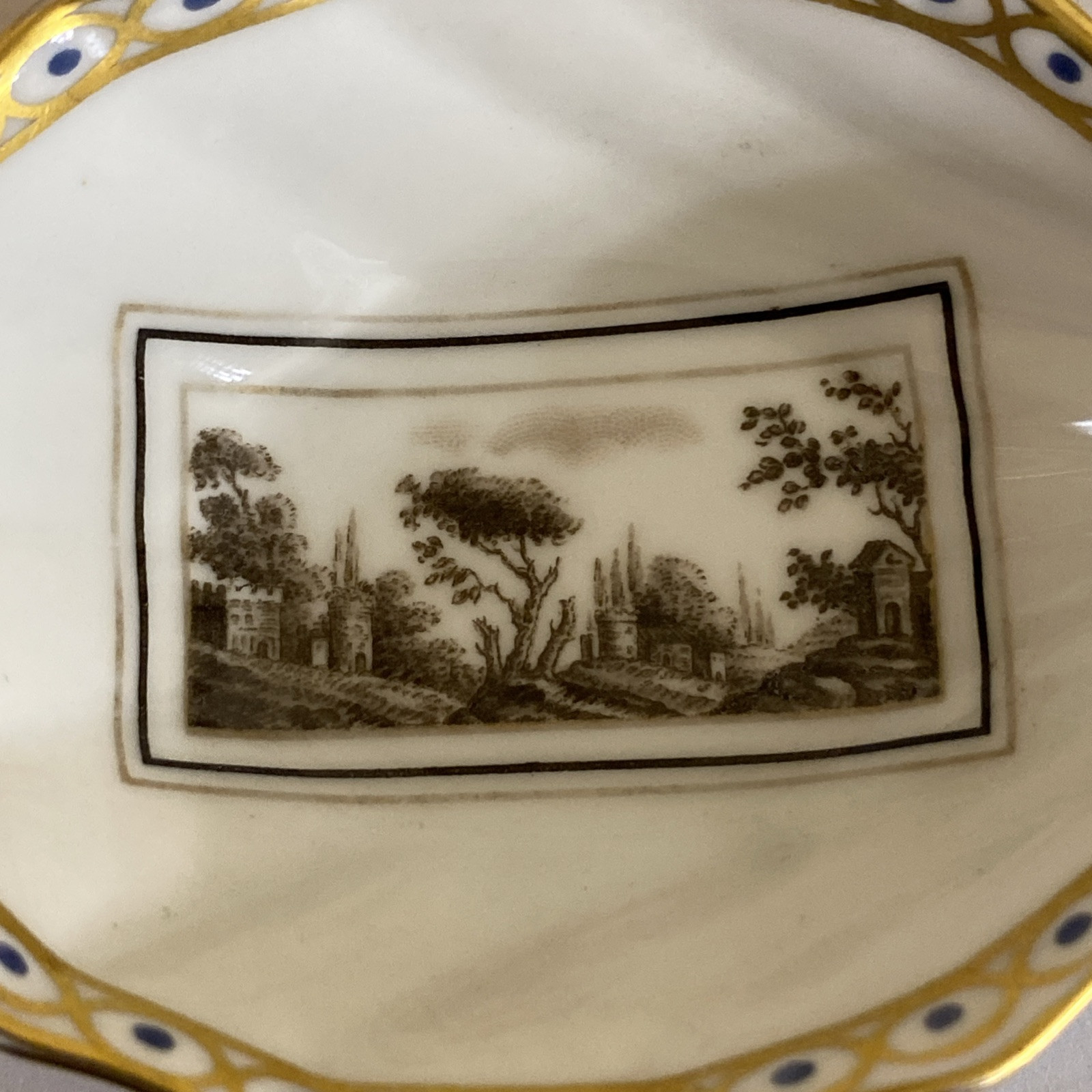 Richard Ginori Fiesole Impero Firenze Shell Shape Spoon Rest - Image 5