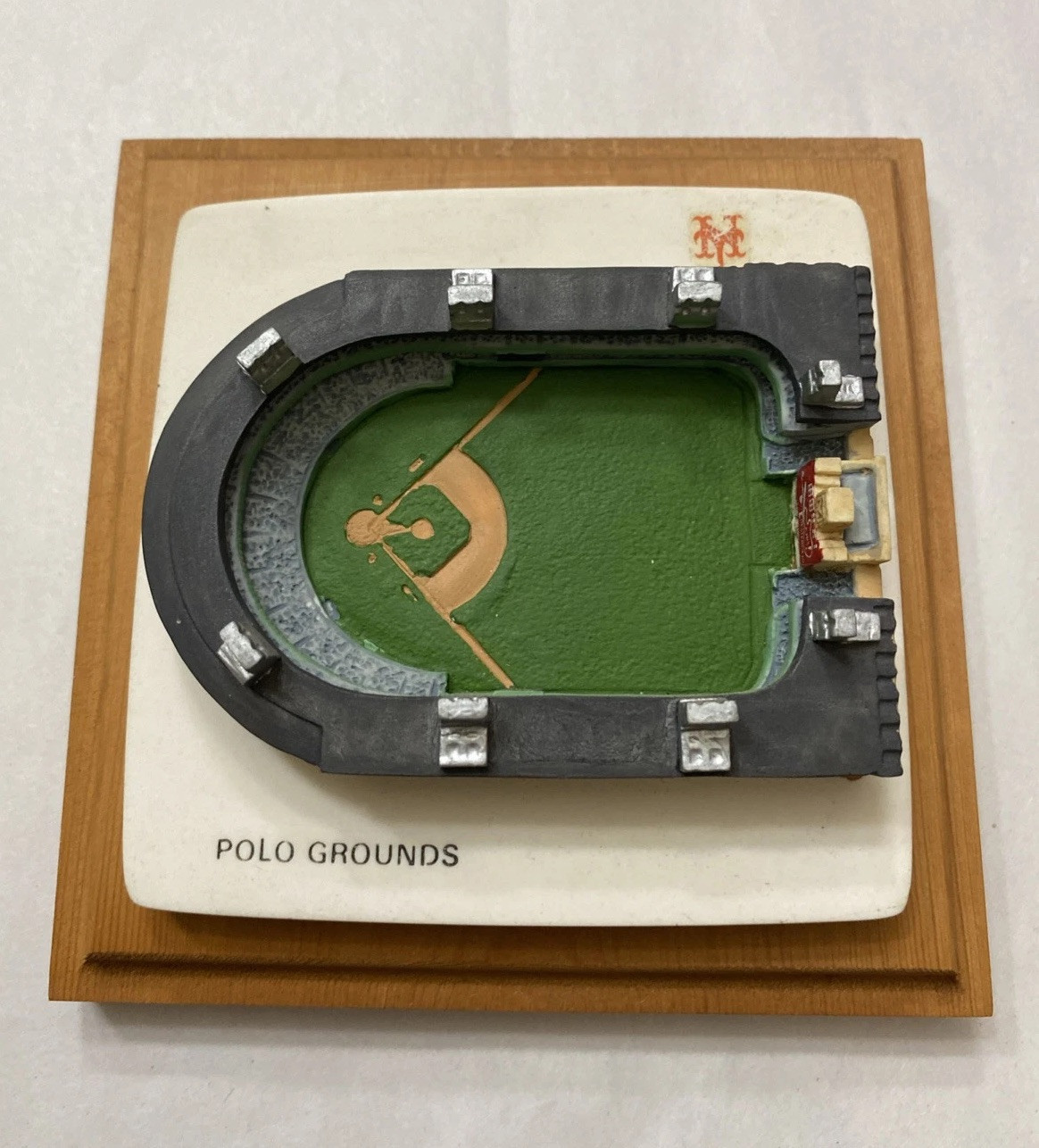 Polo Grounds New York Giants Ceramic Replica Baseball Stadium - Image 2