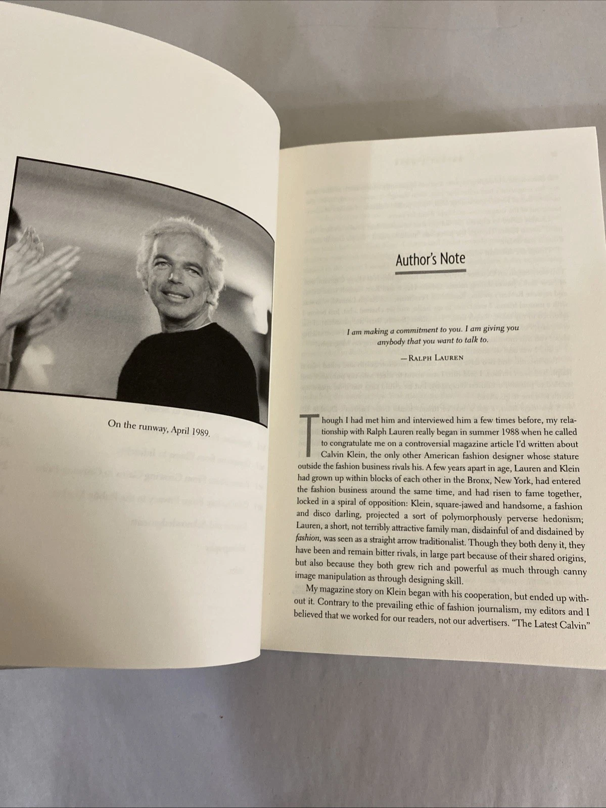 Signed 1st/1st Genuine Authentic Michael Gross Ralph Lauren Biography HC DJ 2003 - Image 6