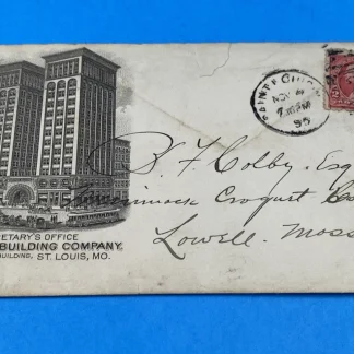 1895 St Louis Union Trust Building Advertising Cover Sullivan Architecture