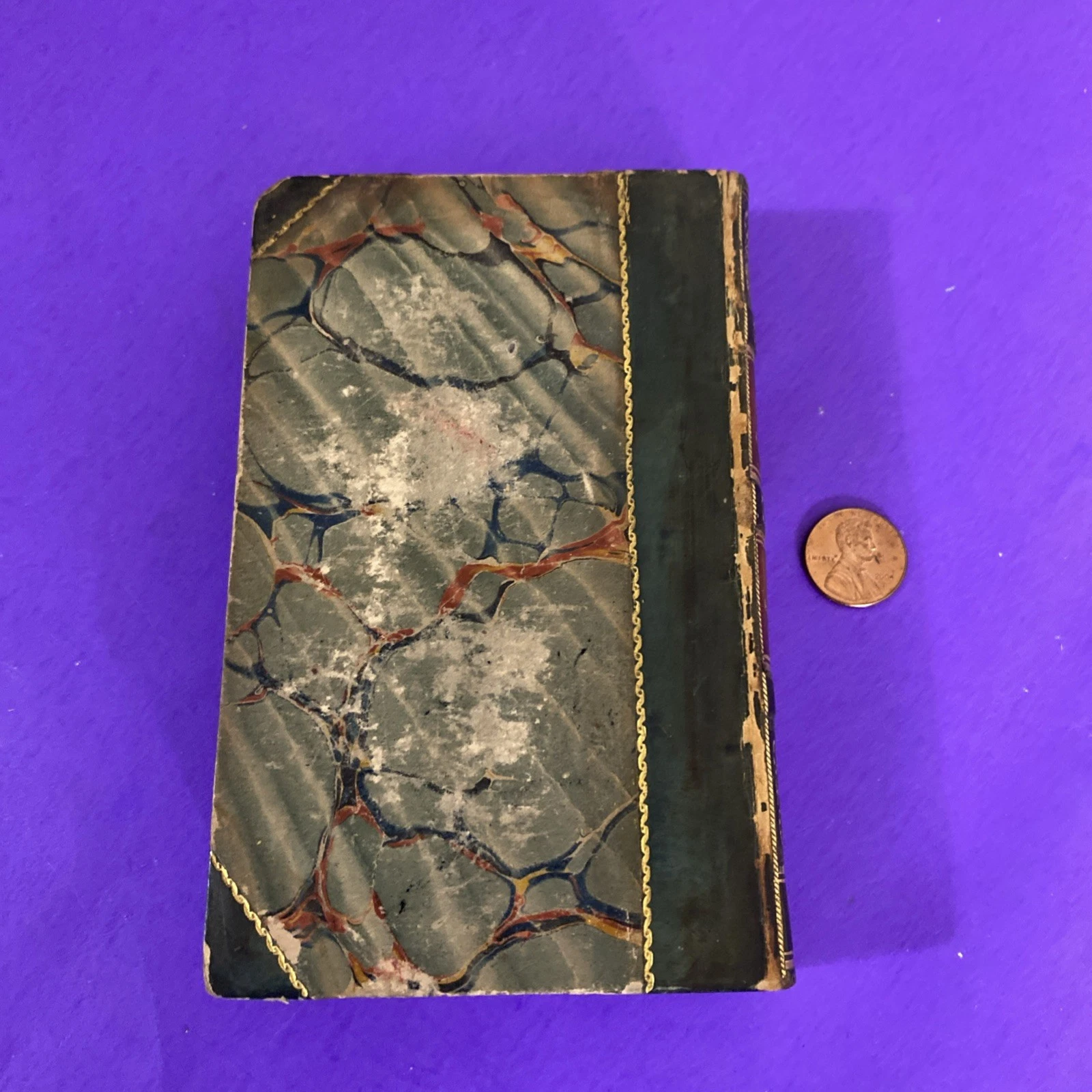 1826 Percy Anecdotes Vol XI Imagination Genius Scott Southey Leather Book Early - Image 11