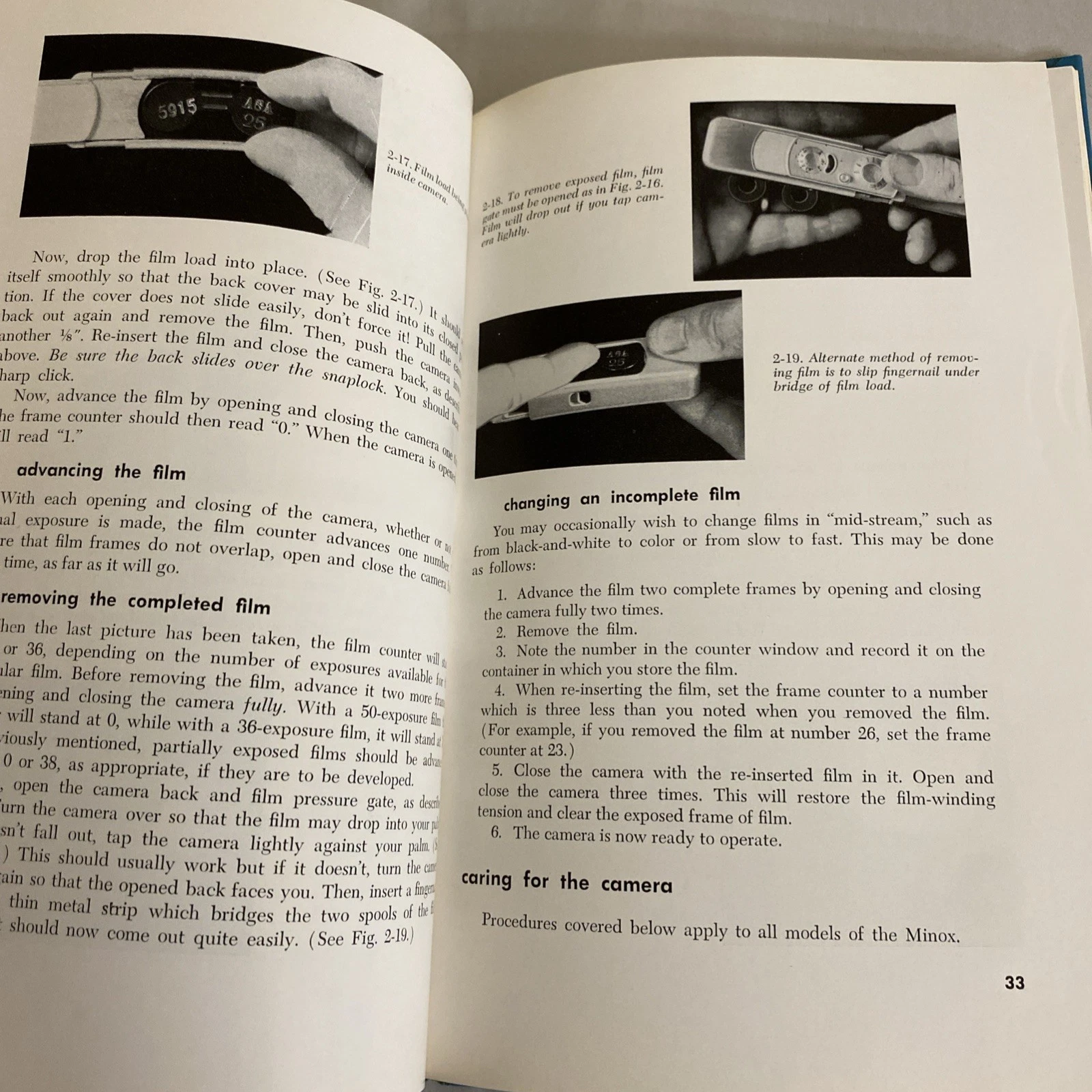 The Minox Manual - 1961 - Joseph D. Cooper - & Ephemera - Image 7