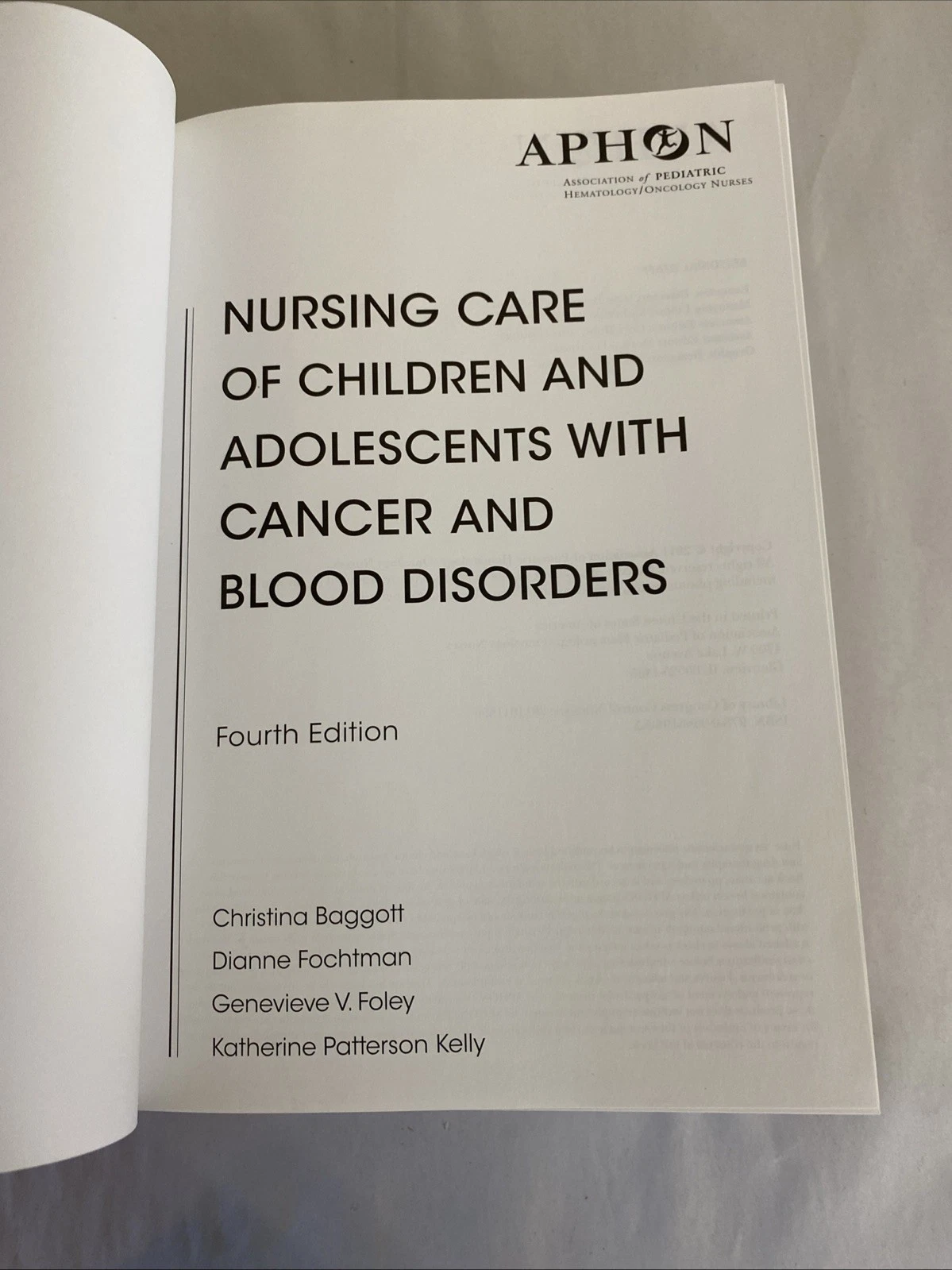 Signed 4th Ed. Nursing Care of Children & Adolescents with Cancer (2011) - Image 5
