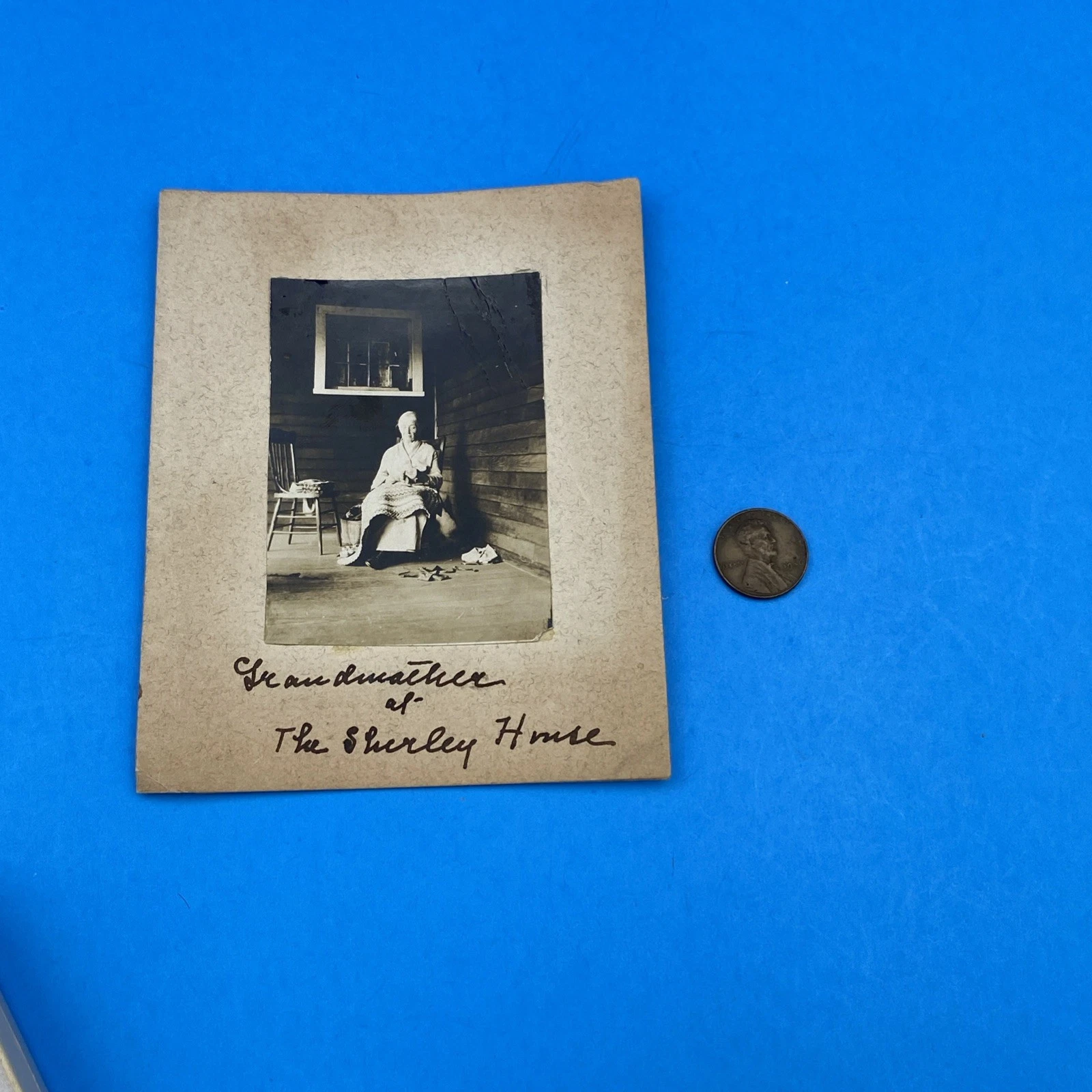 Vintage Photo Card - Grandmother at the Historic Shirley House, Vicksburg - Image 3