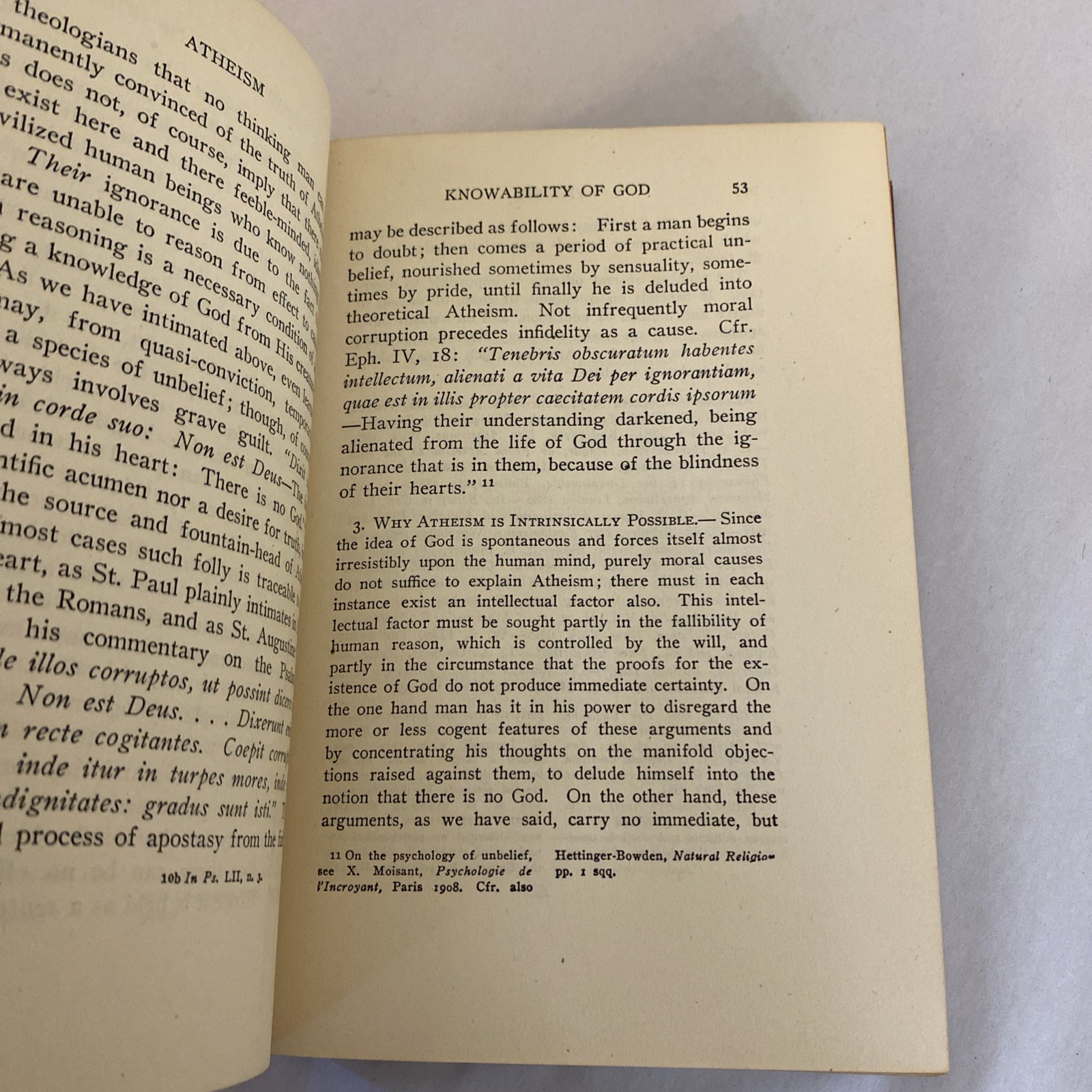 Joseph Pohle GOD: HIS KNOWABILITY, ESSENCE, AND ATTRIBUTES B. Herder Book 1945 - Image 8