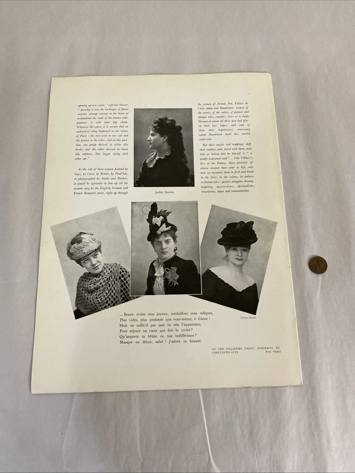 1939 Verve No.5-6 Manet Femme en bleu & Corot L'Atelier color plates bifolio - Image 11