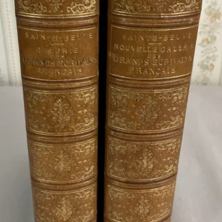 1881–1889 Sainte-Beuve Grands Écrivains 2v Brassey Roger de Coverly