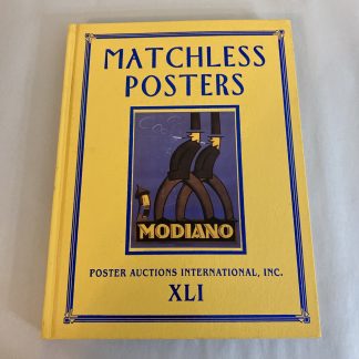 Matchless Posters Auction Book XLI Sunday 2005 Poster Auctions Signed By Author