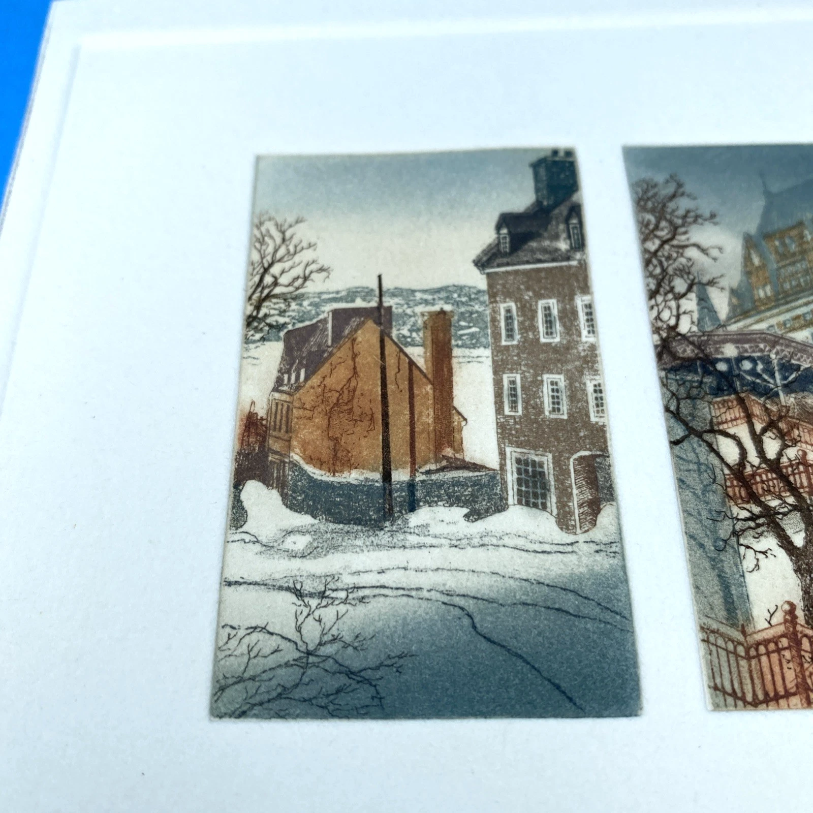 Alain Couture L’Heure Brève Quebec City Miniature Print 34/250 5x7 - Image 5