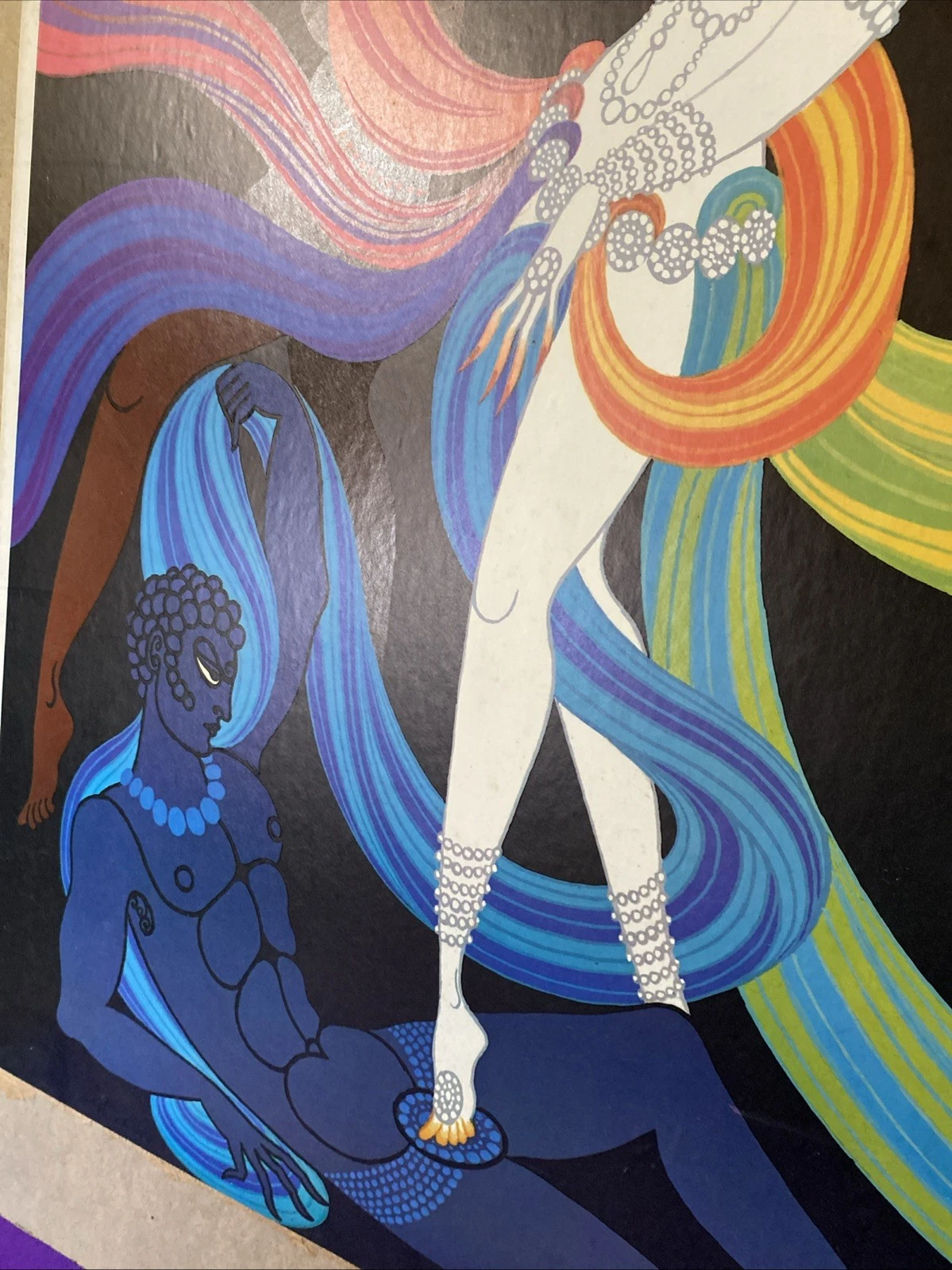 1968 Erté Lyric Opera 68 Vintage Original Chicago Poster Mounted to Board - Image 10