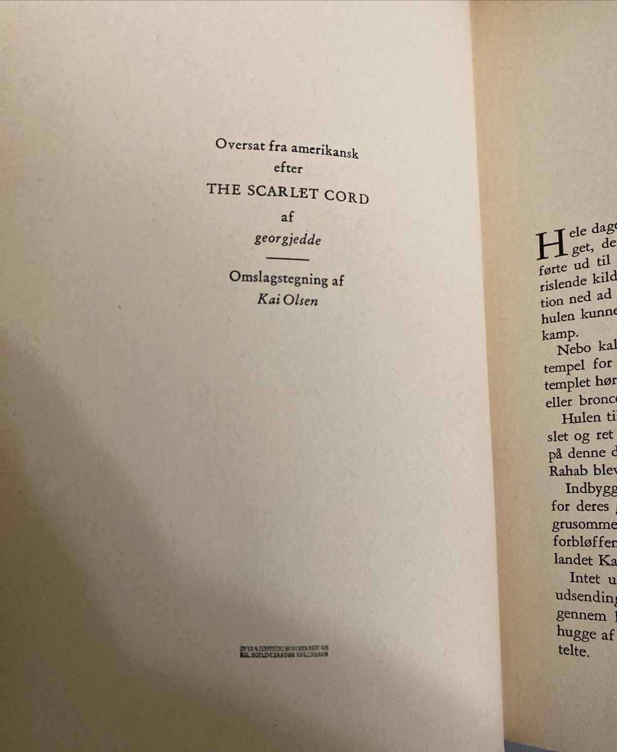 1957 Det Røde Bånd Frank G. Slaughter Danish Aschehoug Half Leather Binding Copy - Image 8