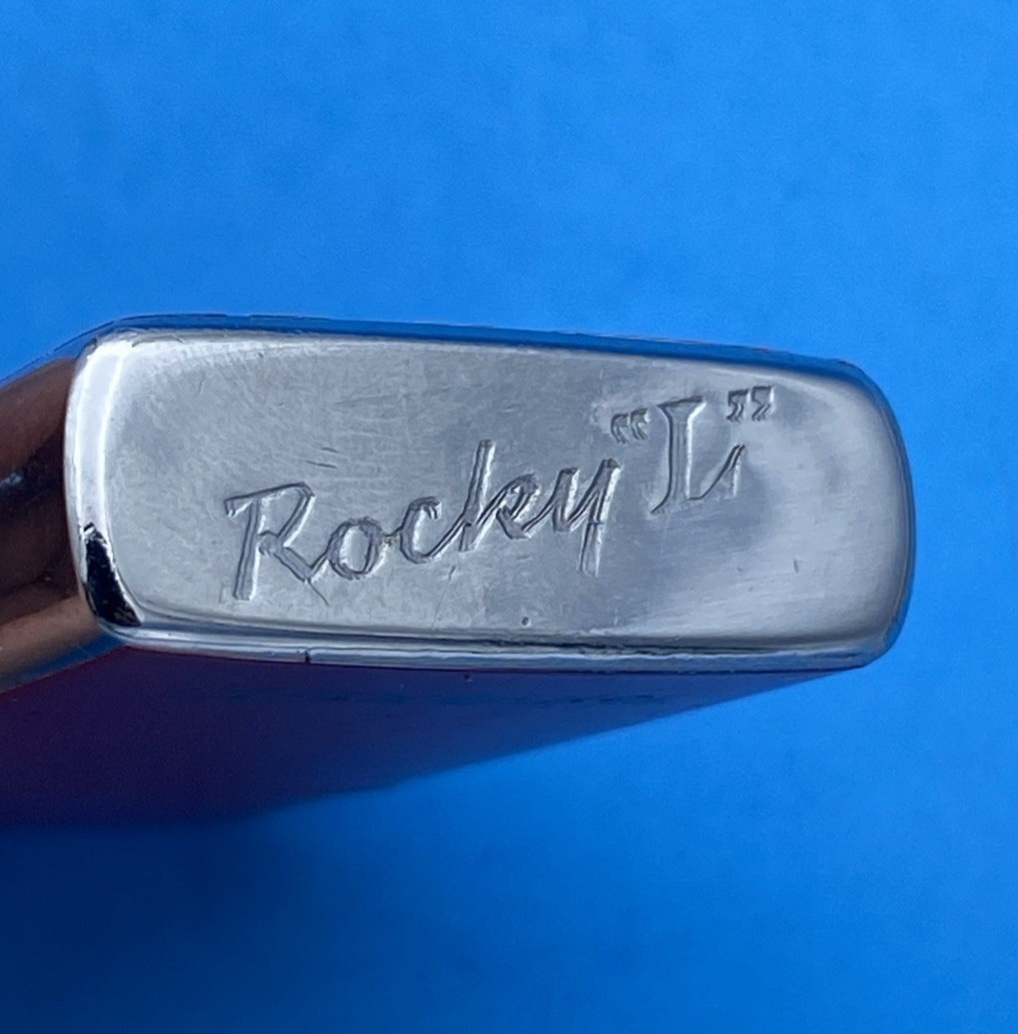 Vintage Tokyo Keiki Red Enamel Lighter Japan Rocky L STK Rare Promo Untested - Image 3