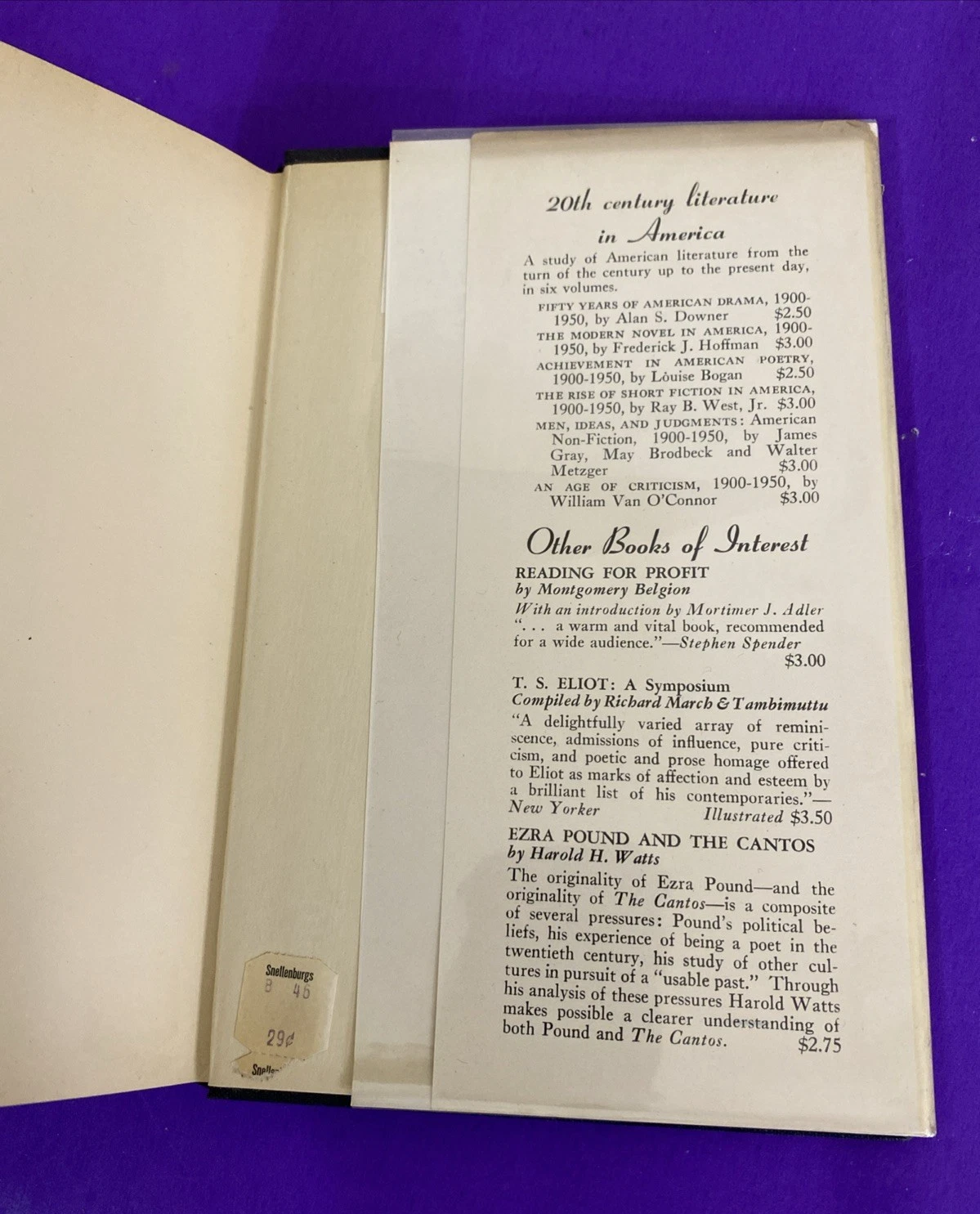 Wyndham Lewis Rotting Hill 1952 First American Edition Unclipped DJ - Image 8