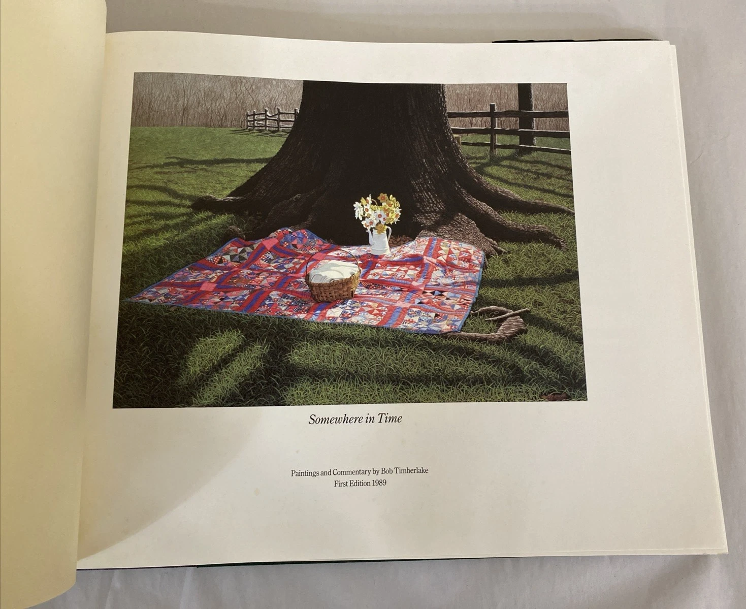 Signed Bob Timberlake Somewhere in Time 1989 HC Coffee Table Art Book w/DJ - Image 9