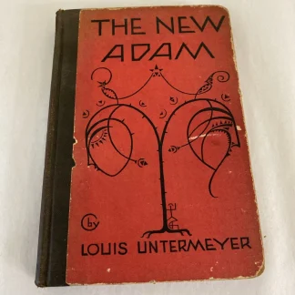 1920 First Edition The New Adam Louis Untermeyer Red Boards Rare Bookplate