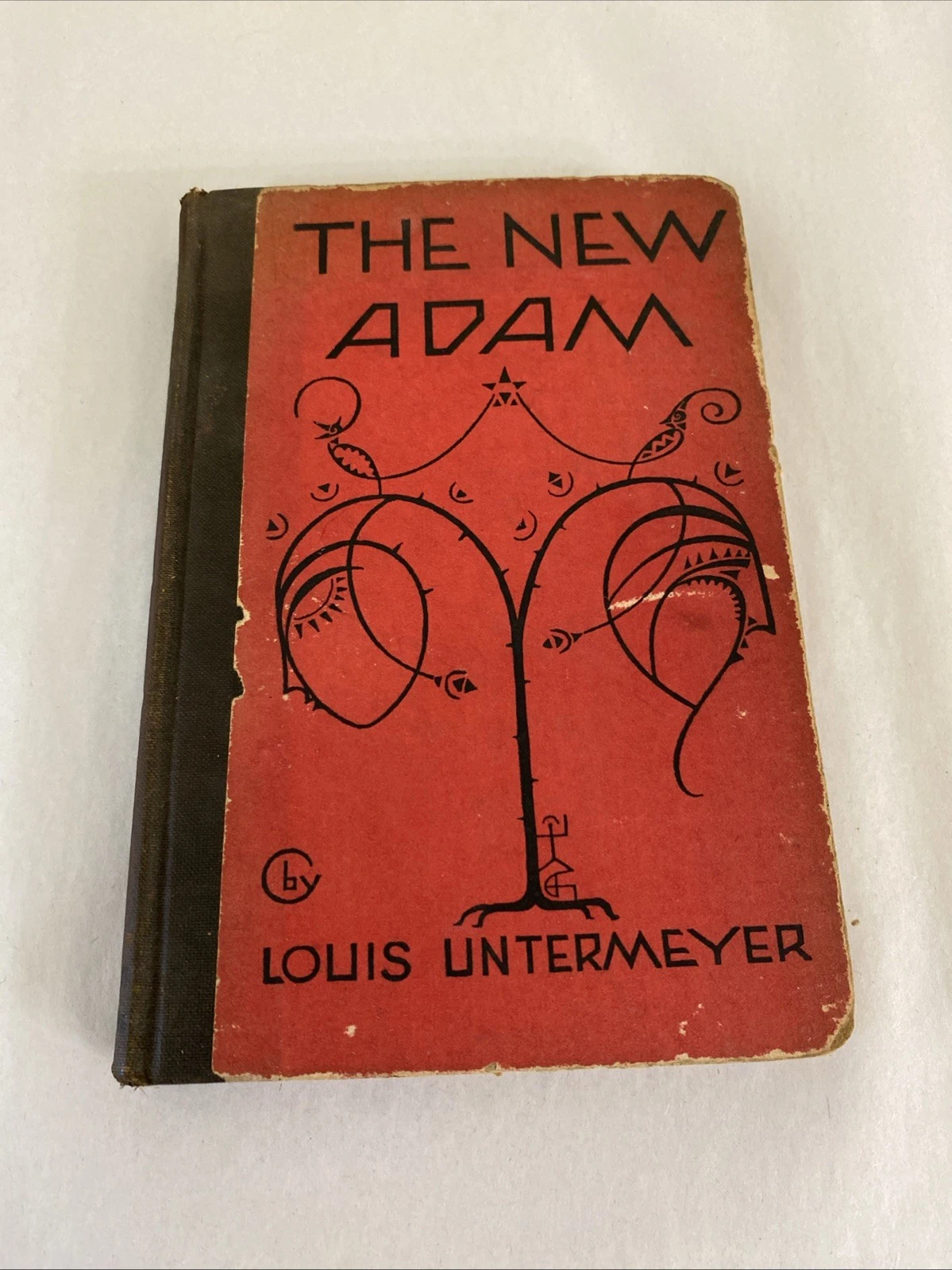1920 First Edition The New Adam Louis Untermeyer Red Boards Rare Bookplate