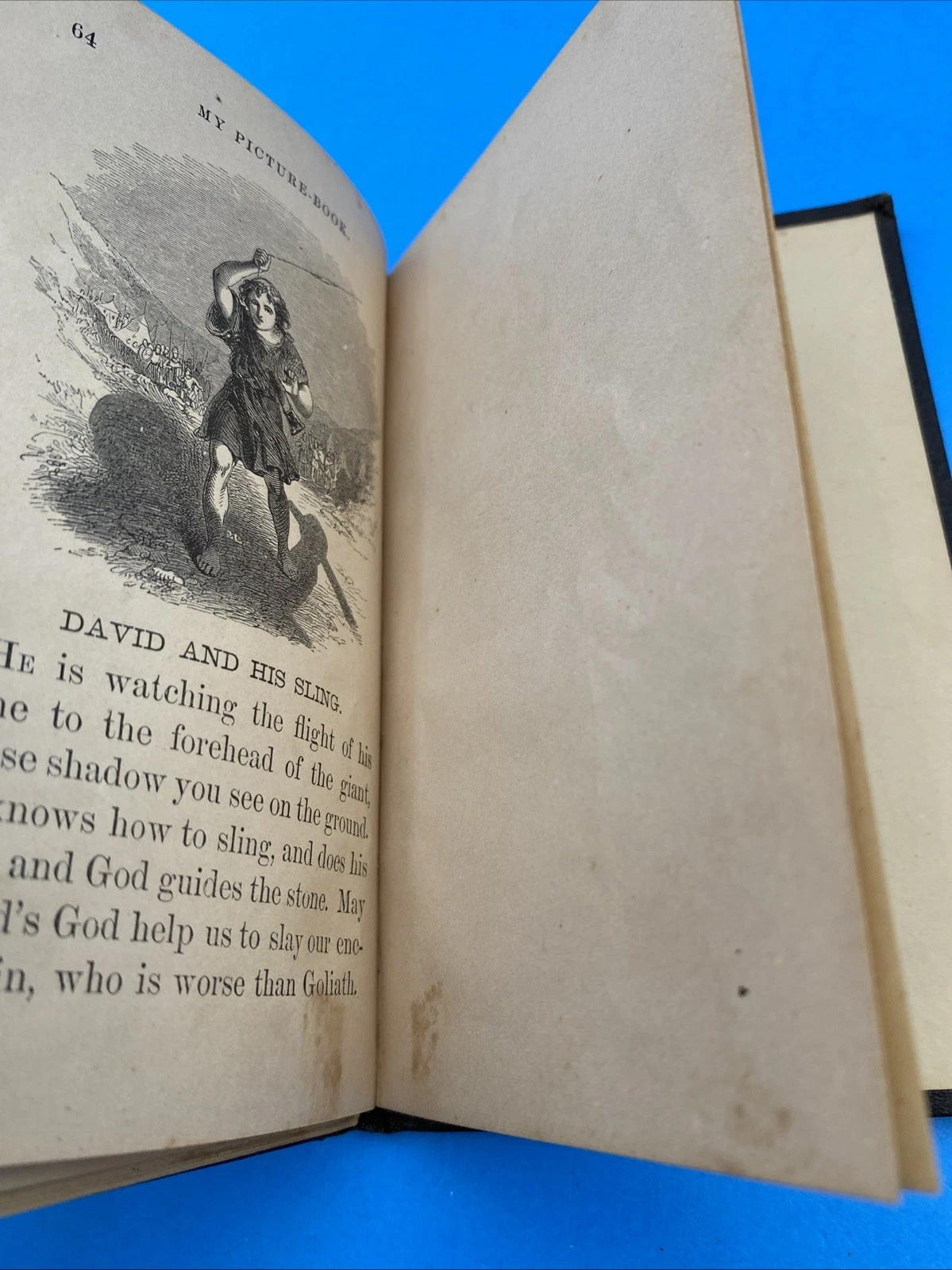 c.1860 My Picture-Book American Tract Society 1873 School Prize Illustrated Book - Image 9