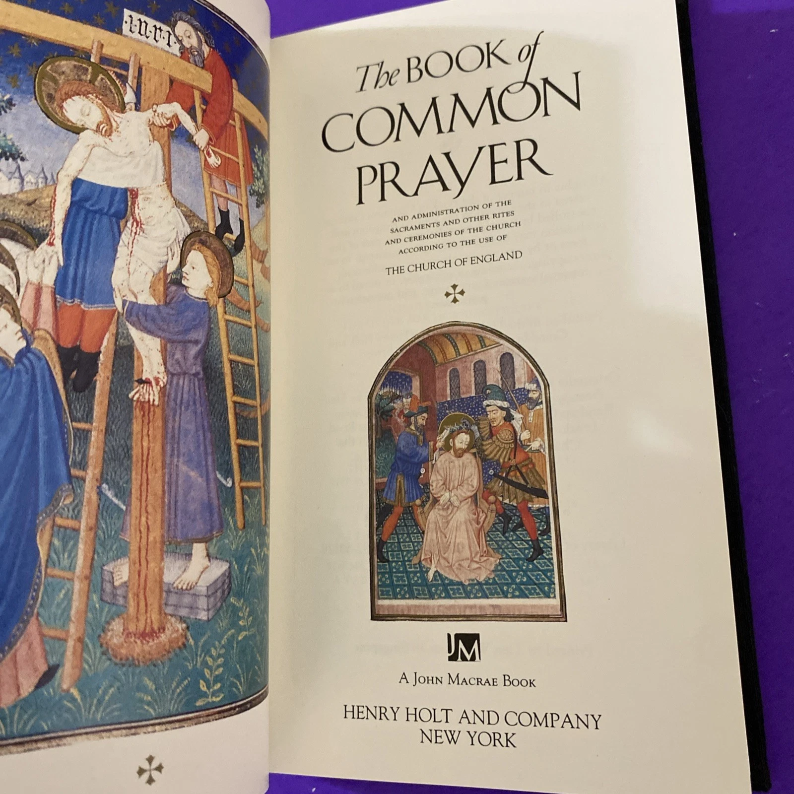 1992 Book of Common Prayer First American Edition 1st Printing 185 Illuminations - Image 3