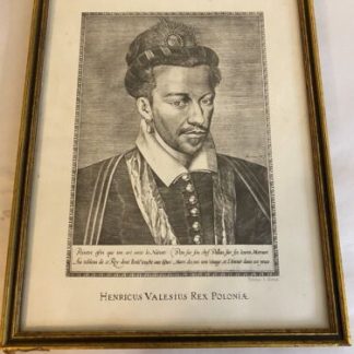 Rare Print of "Henri III, King of France" by Jerome Wierix – Fototyp A. Gotza Ed